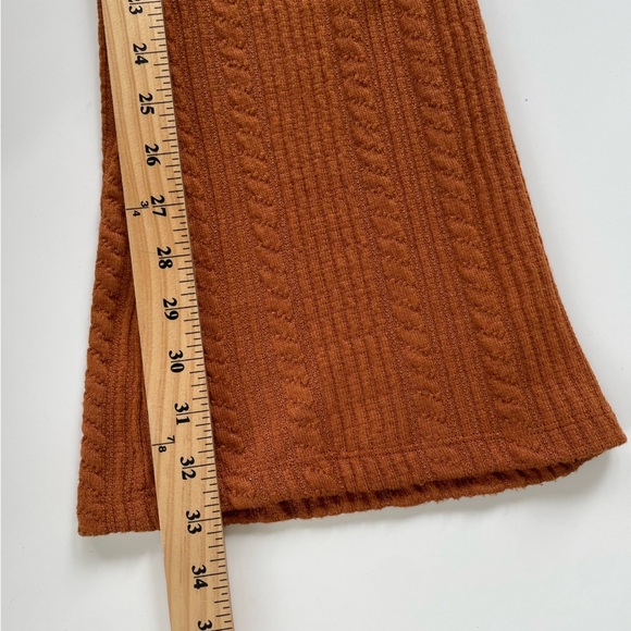 DAMSON MADDER Women's Warm Brown Orange Edie Soft Flare Pant Size 8 - Picture 11 of 11